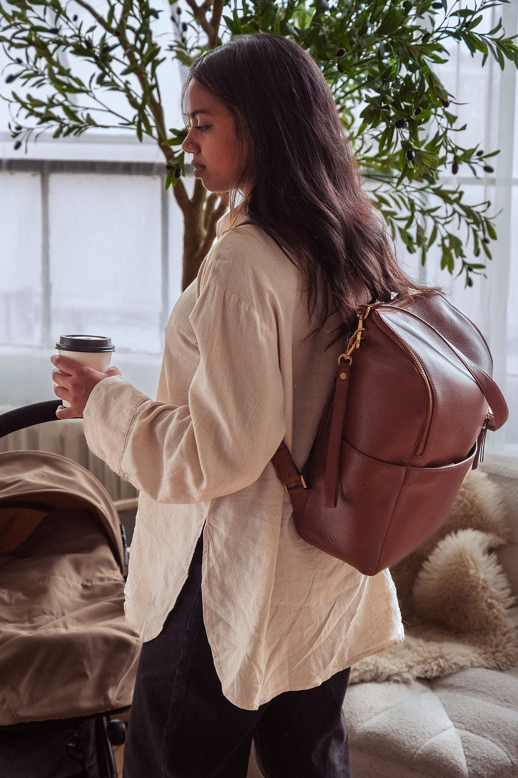 cooperative leather backpack Cooper Backpack